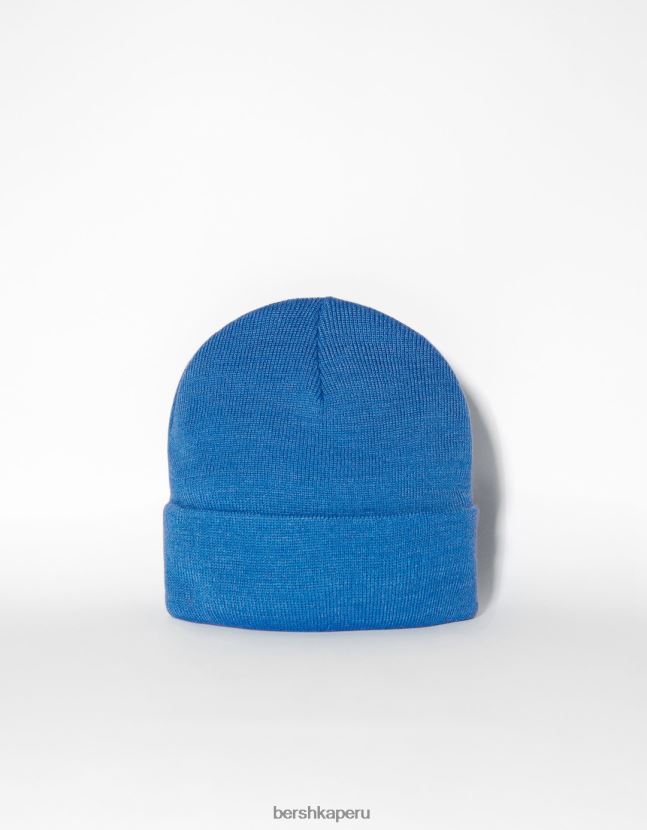 azul Bershka hombres gorro basico 806J6B3616