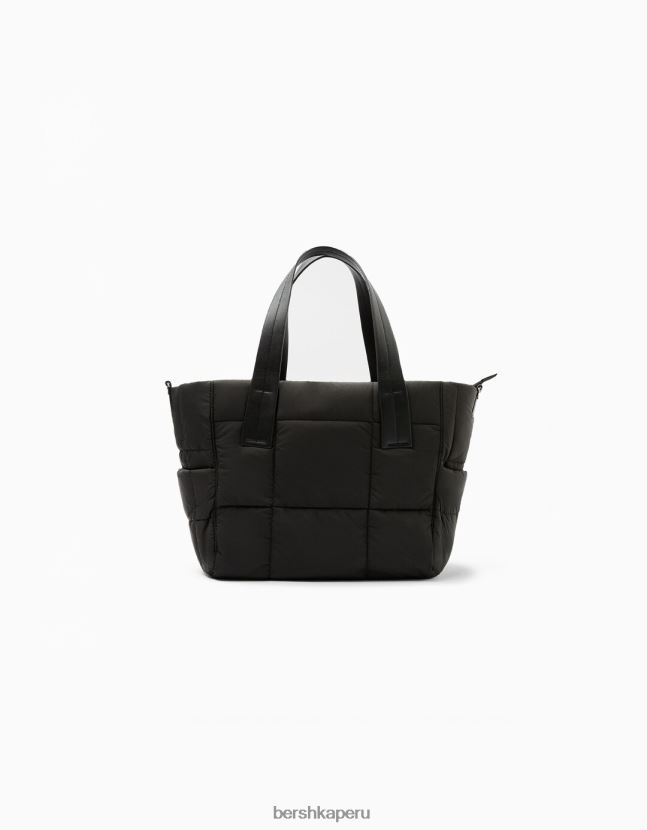 negro Bershka mujer bolso tote basico 806J6B2340