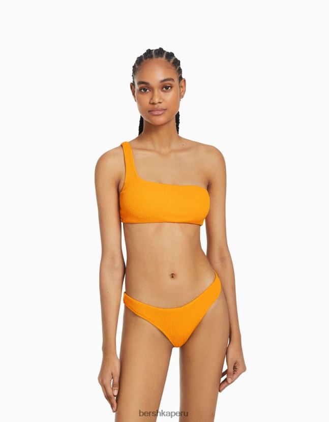 naranja Bershka mujer braguitas de bikini asimétricas 806J6B1790