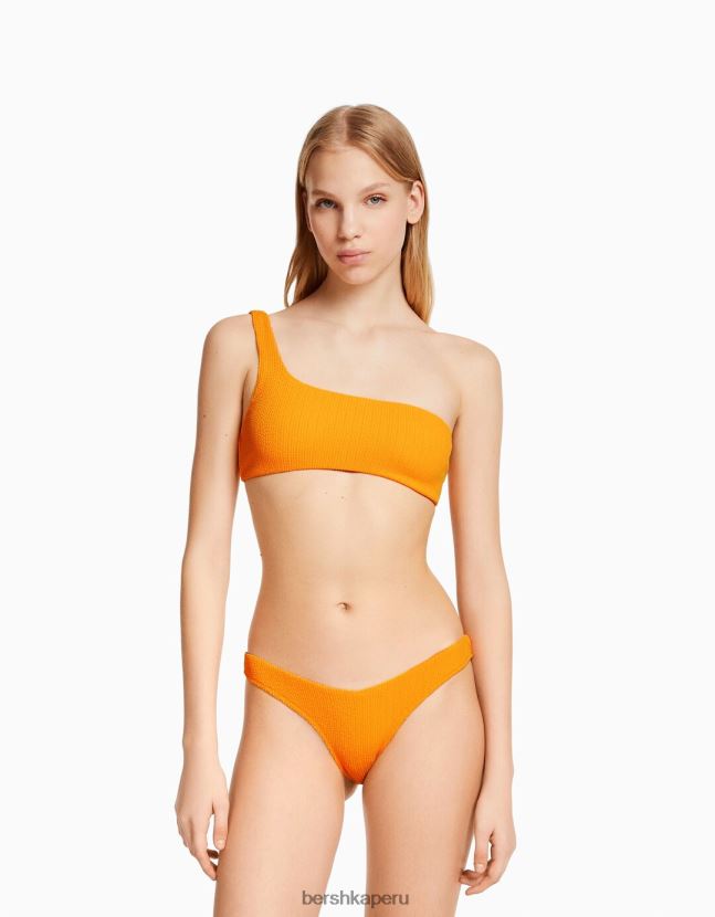 naranja Bershka mujer braguitas de bikini asimétricas 806J6B1857