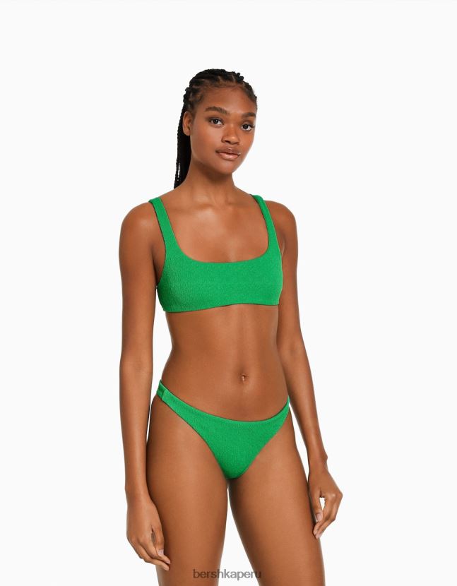 verde Bershka mujer braguitas de bikini texturizadas 806J6B1788