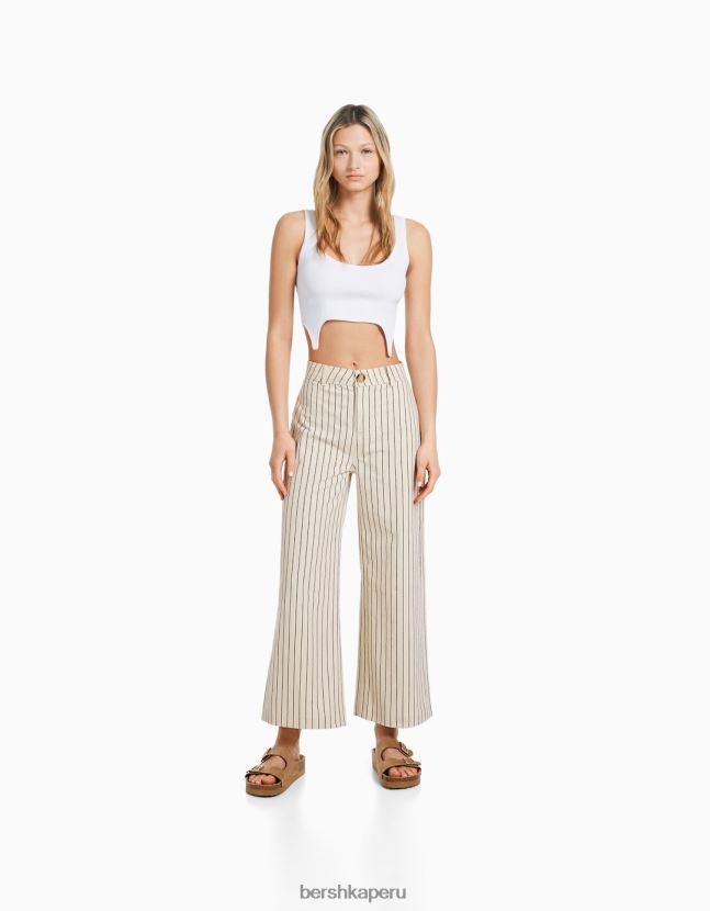 crema Bershka mujer culottes de algodón 806J6B1476