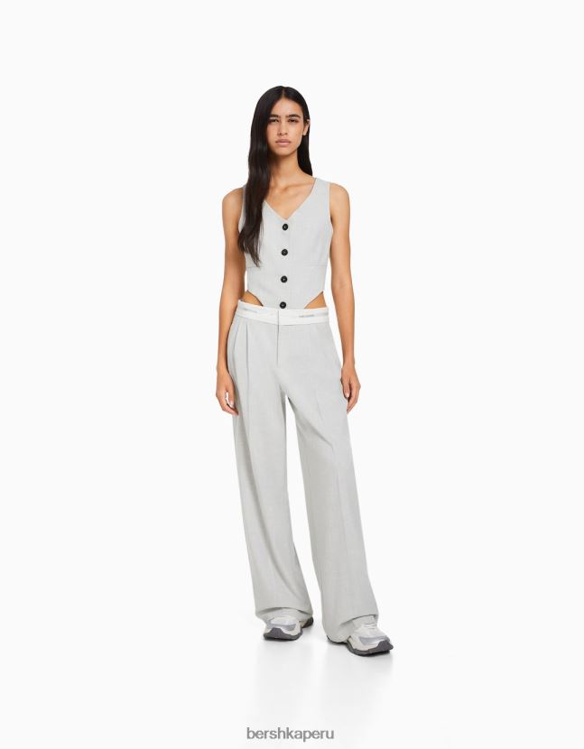 exclusivo Bershka mujer pantalones de vestir estampados 806J6B1415