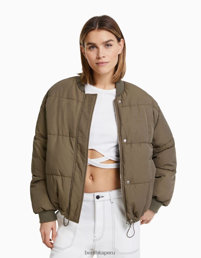 arena Bershka mujer chamarra bomber acolchada 806J6B1138